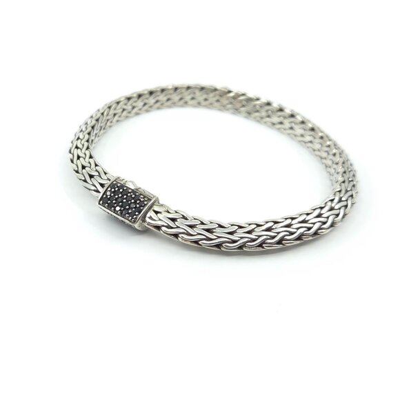 John Hardy Classic Chain Tiga Sapphire Chain Bracelet 6mm 7.25" - Picture 3 of 16